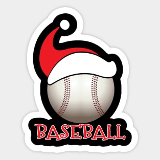 Baseball Christmas gift Sticker